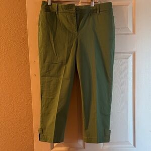 Talbots Green Cropped Pants